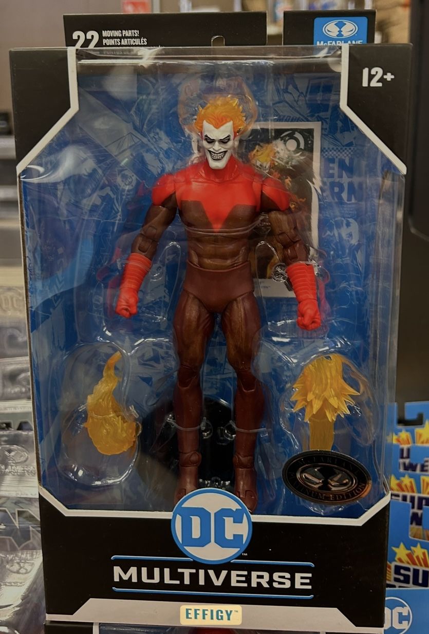 McFarlane DC Multiverse EFFIGY 7" Action Figure Platinum CHASE NEW Green Lantern