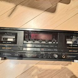 AIWA STEREO DOUBLE CASSETTE DECK #AD-WX999