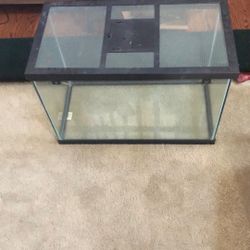 20 Gallon Glass Terrarium/aquarium With Mesh Top