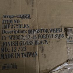 Ford Fusion Wheels Covers Black 17”