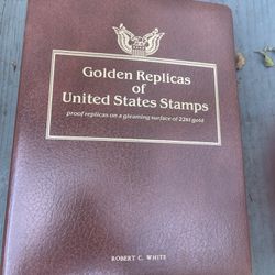 Golden Replicas 22k Stamp Collection Lot 