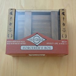 WOODEN BRAINTEASER PUZZLE BOX