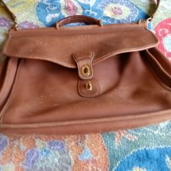Vintage Coach Leather Crossbody Bag 