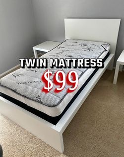 New twin mattress only $100