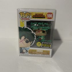 Signed Deku Funko Pop