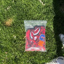 Bape Red Camp Zip Up 🦈