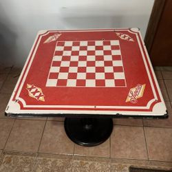 Vintage Mexican Cerveza/Beer Porcelain Metal Tables