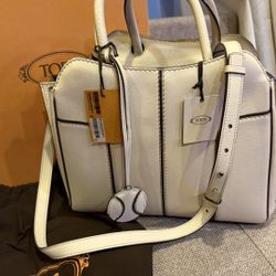 Tods Sella Mini Cream Color Retails $2265.00 Asking $550 