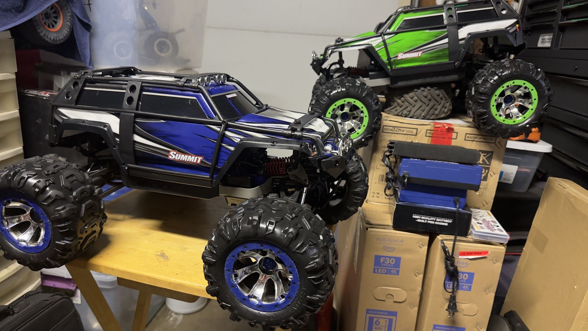 Traxxas Summit Pair Rc Crawlers All Complete Everything Included