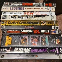 10 Wrestling Dvd Lot