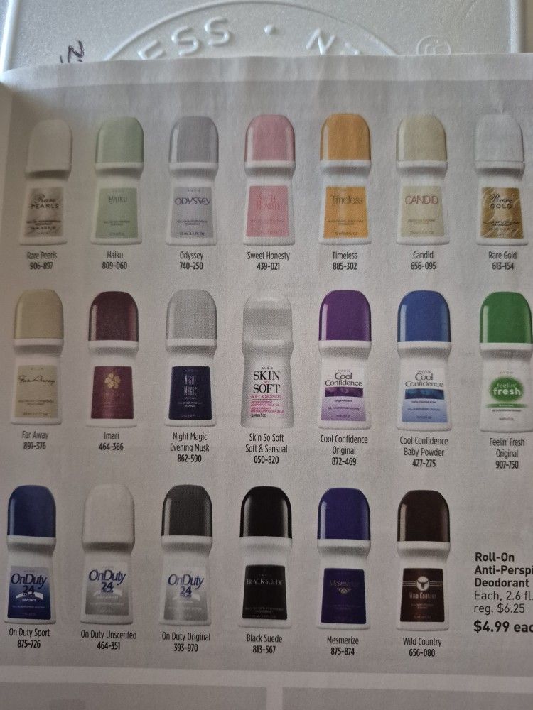 New Avon Men And Women Deodorants 5 For $20.00 Cash 💸 And Pick-up Only Bilingual Hablo Español