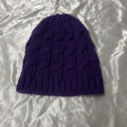 Girls Purple Beanie