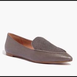 Madewell pointed slip on shoes women size6