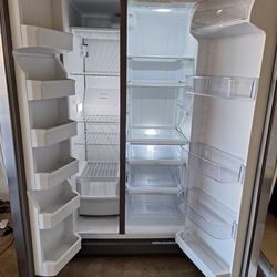 Kenmore stainless steel refrigerator side by side