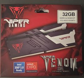 New, Unopened DDR5 32 GB CL30 ram kit (2 x 16 GB)