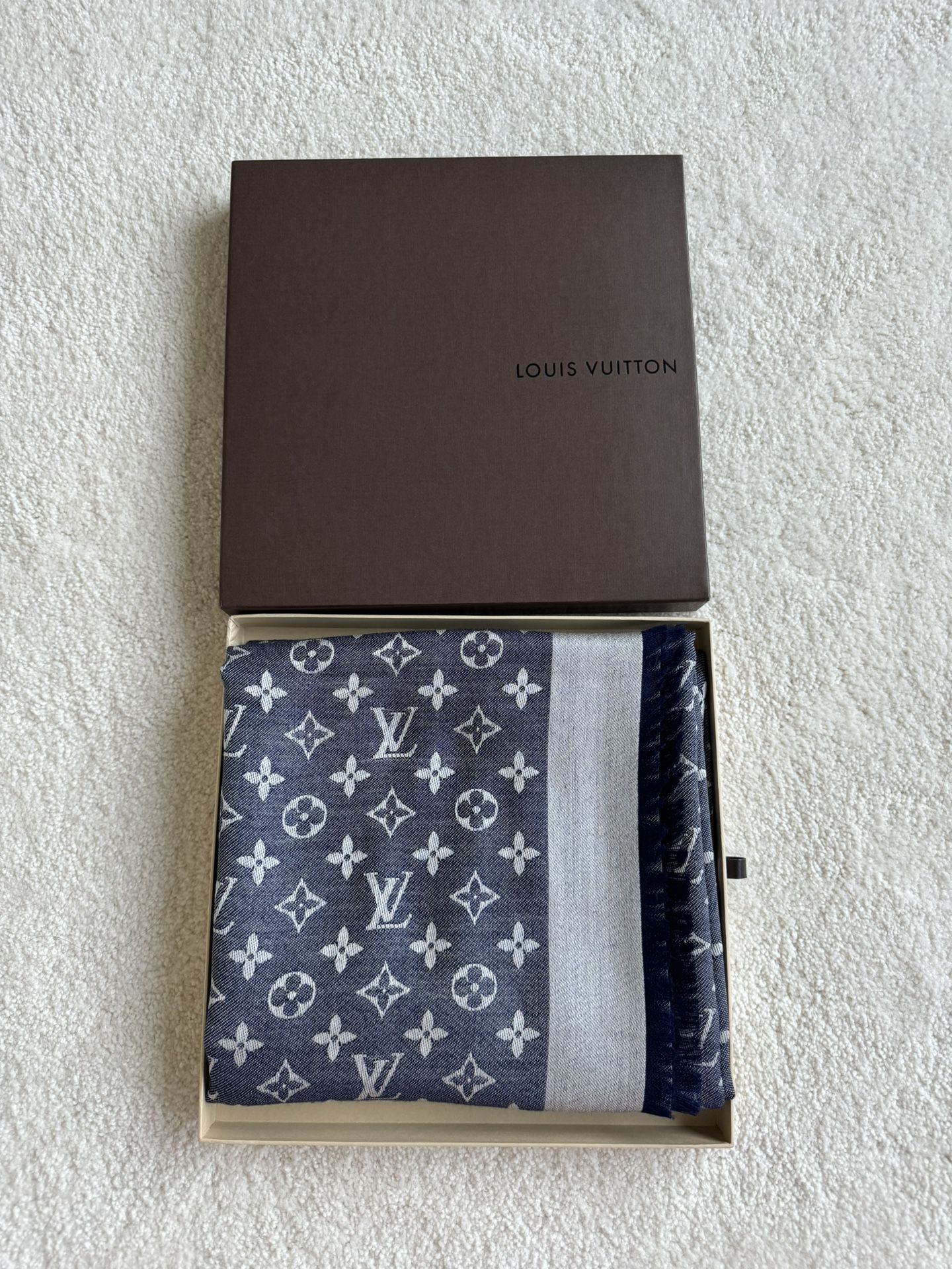 Louis Vuitton Monogram Denim Shawl