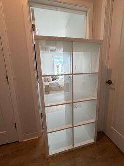 White Double Cube Shelf