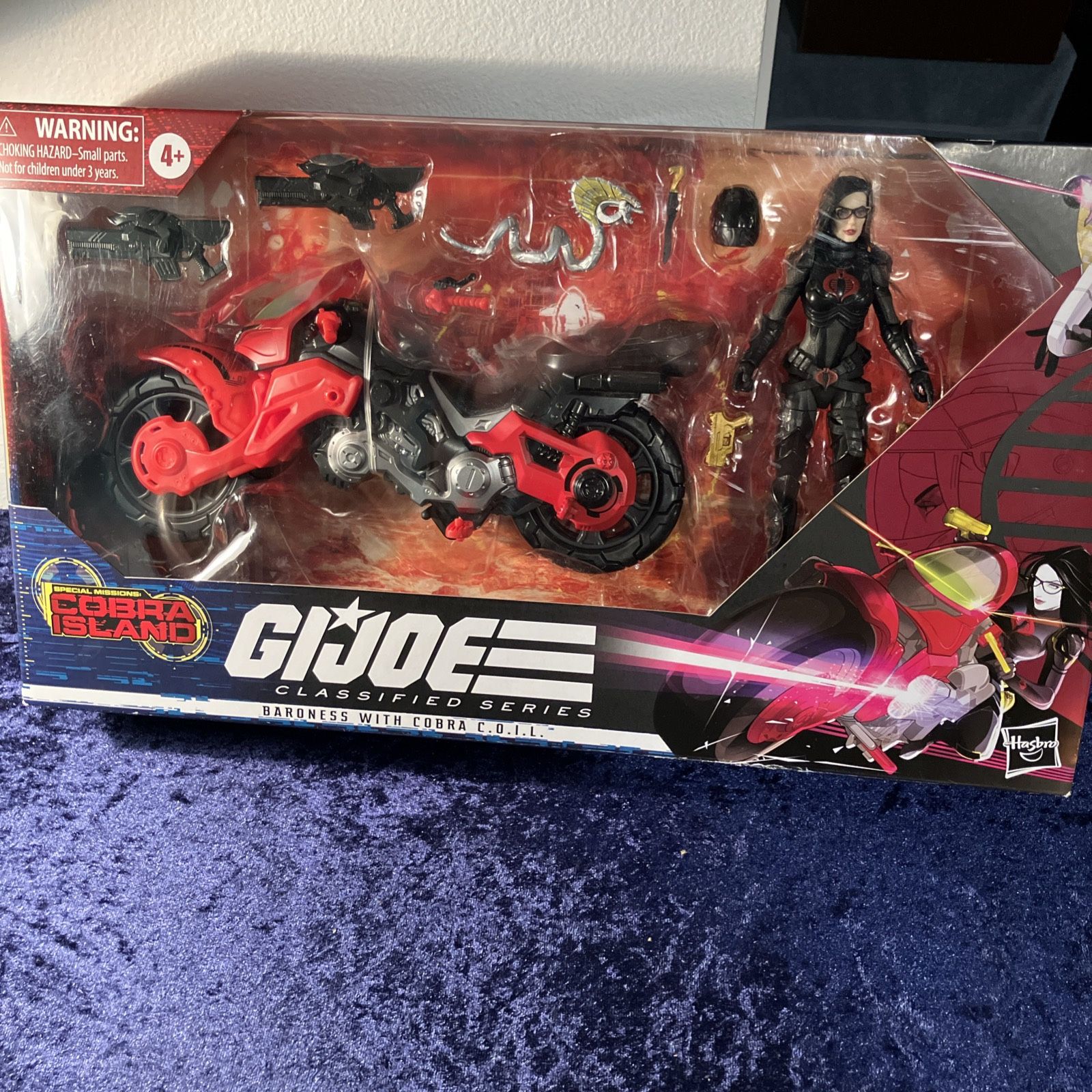 G.I. JOE CLASSIFIED SERIES 13 BARONESS Figurine w/ COBRA C.O.I.L. HASBRO NEW