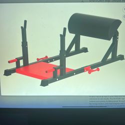 NEW Hip Thrust Machine. Glute Bridge Machine Sissy Squat Machine with Weight Holder, Heavy Duty Butt Exercise Equipment for High Resistance Glute/Leg 