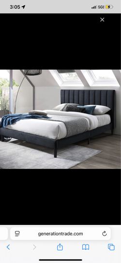 BRAND NEW QUEEN SIZE ALISA BED FRAME WITH NEW MATTRESS/FAST DELIVERY