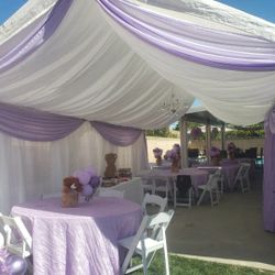 Canopy With Drapping