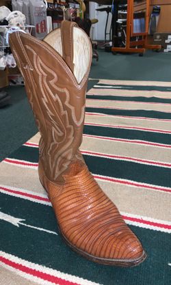 Justin brand Lizard boots sz 10D