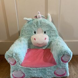 Toddler Plush Unicorn Chair