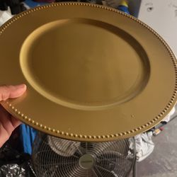 50 Gold Plate Charger