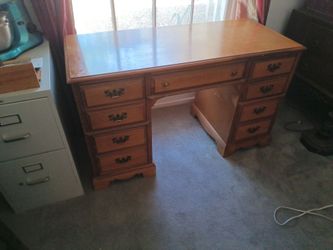 Maple desk $60