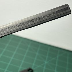 HD SSD Hard Drive Caddy Cover 7mm Isolation Rubber Rails for Dell Latitude E6440