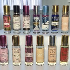 12 Oil Fragance Roll On Perfume Long Lasting Fragance for Woman &  Men ( Mix & Match )