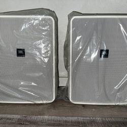 JBL Control 28-1 240W 8" Pair of Indoor/Outdoor Speakers - White