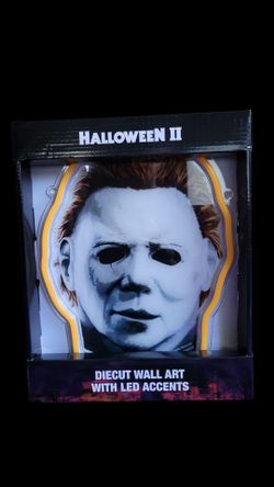 Halloween Michael Myers Small Die Cut Wall Art with Lights
