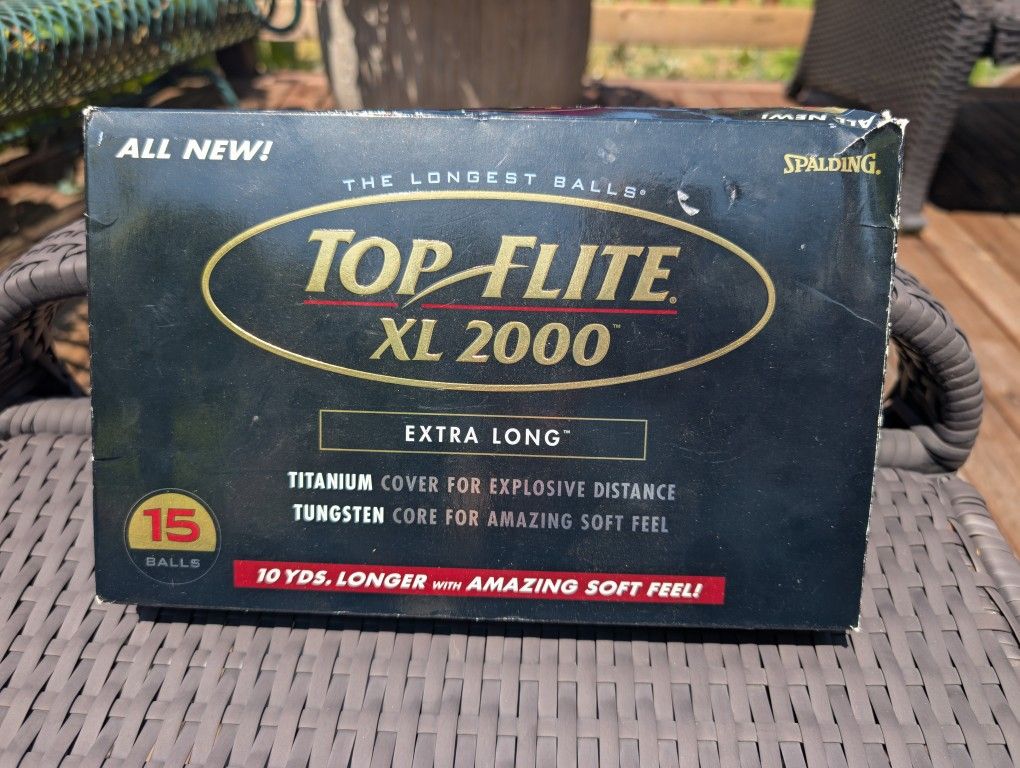 15 Top Flite Spalding Golf Ball Set