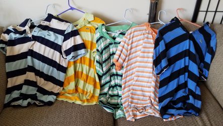 22 men's Lacoste used shirts 