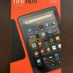 Amazon Fire HD 8 with Alexa 10th Generation - 8” - Tablet 32 GB - Black (NEW)