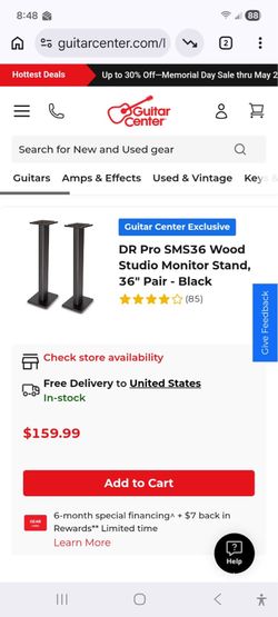 Monitor/Speaker Stands