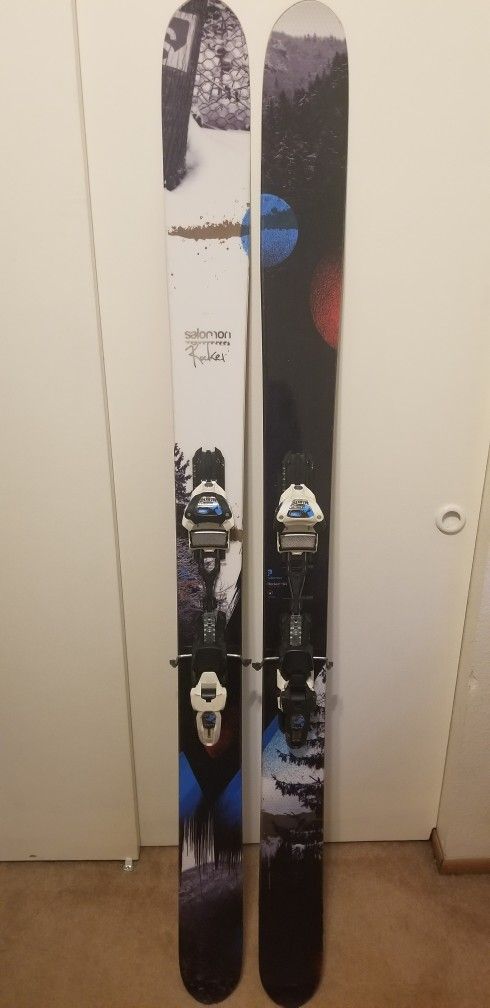 Salomon Rocker powder skis Marker Griffon Schizo 13 - Main Image