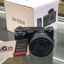 Sony ZV-E10 II W/ Kit Lens 