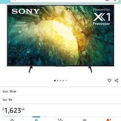 Sony X750H 75-inch 4K Ultra HD LED TV