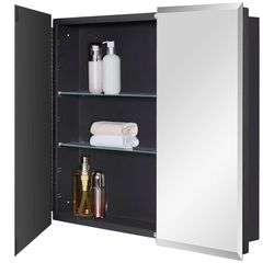 Black bathroom medicine cabinet (new)