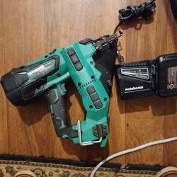 Metabo cordless cordless fifteen gage finish nailer With battery