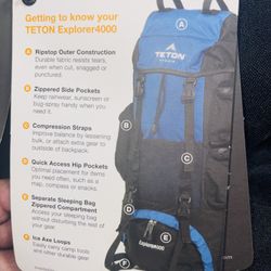 NEW!! Teton Explorer Hiking Backpack $ 45 Hiking Boots Size  11 $25