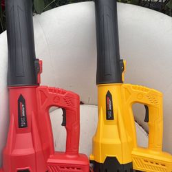Leaf Blower Cordless with 2 x 4.0 Ah Battery and Charger, 160MPH/580CFM High Power Lightweight Handheld Electric Snow Blower with 2 Extended Tubes for