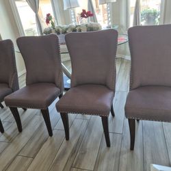 Set 4 Chairs Good Condition 