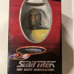 Star Trek Worf Bust - Next Generation Sideshow Collectibles - Limited Edition