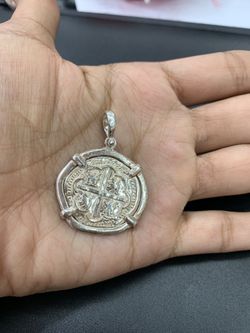 Atocha silver coin pendant