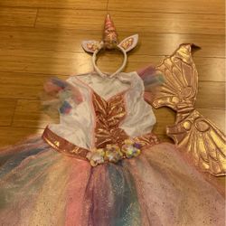 Unicorn dress Size 7/8 or 9/10