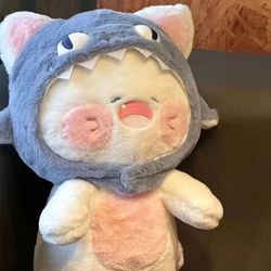 Cute shark cat doll plush toy