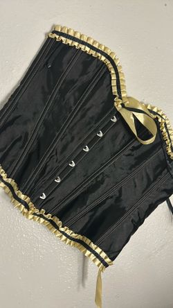 Black And Gold Corset 